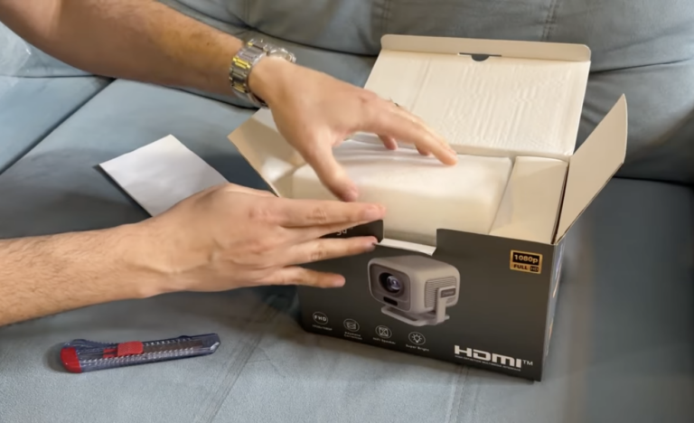 Progaga PG370 é bom? Review completo do mini projetor custo-benefício com teste real